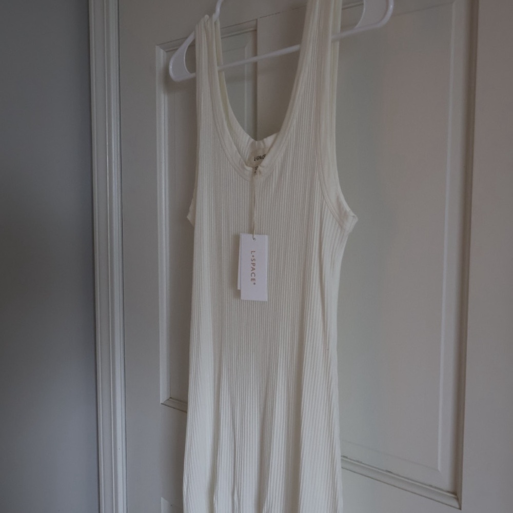 L*Space Jenna Ribbed Dress NWT Size M - Picture 4 of 9